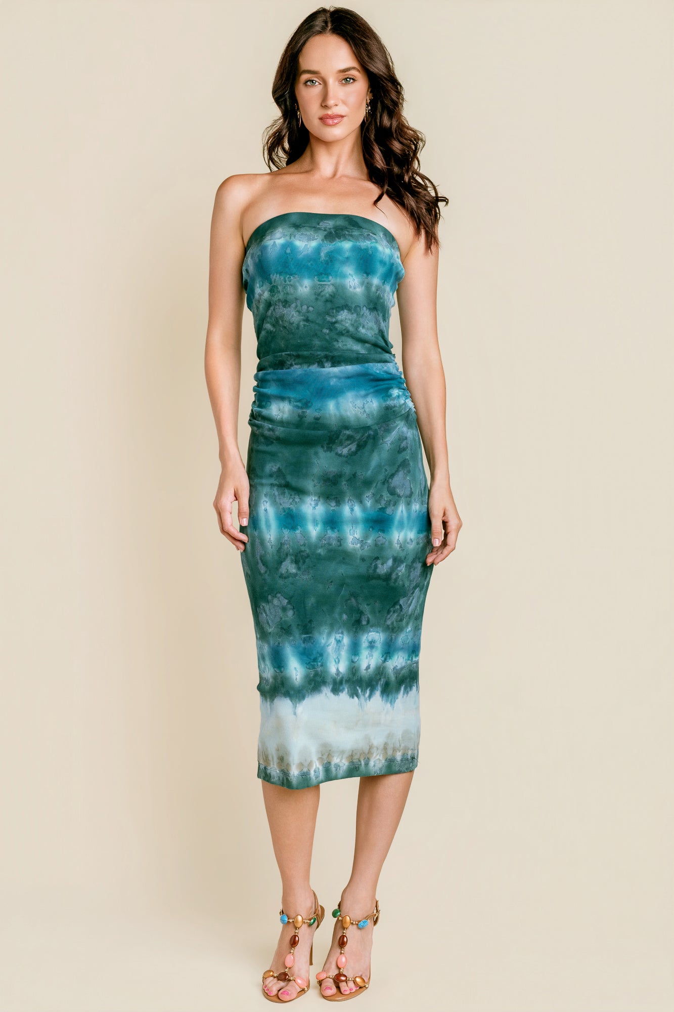 Young Fabulous & Broke Carla Strapless Midi