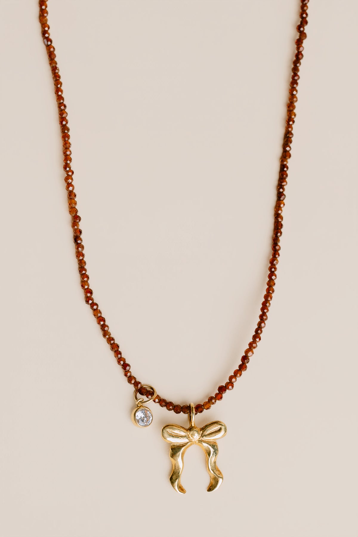 Sadie Jo Jewelry Co. Amber Bow Necklace