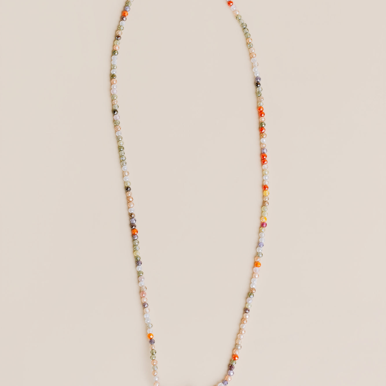 Sadie Jo Jewelry Co. Seashell Cartouche with Mixed Stone Chain