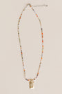 Sadie Jo Jewelry Co. Seashell Cartouche with Mixed Stone Chain
