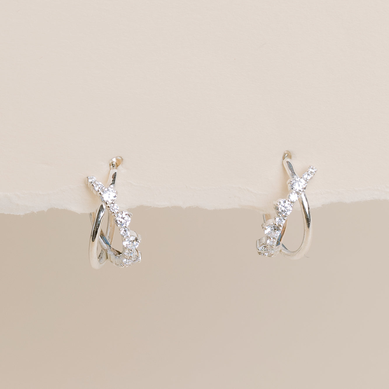 Sadie Jo Jewelry Co. Clustered Wave Hoops