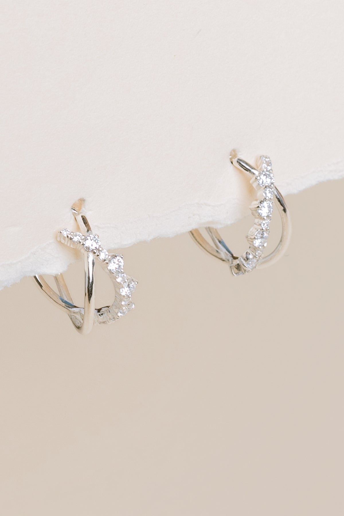 Sadie Jo Jewelry Co. Clustered Wave Hoops