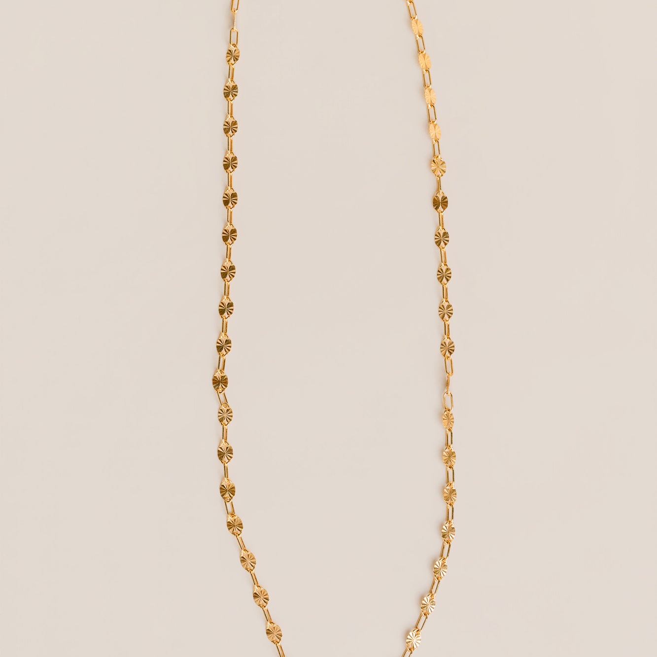 Sadie Jo Jewelry Co. Oval Starburst Chain Necklace