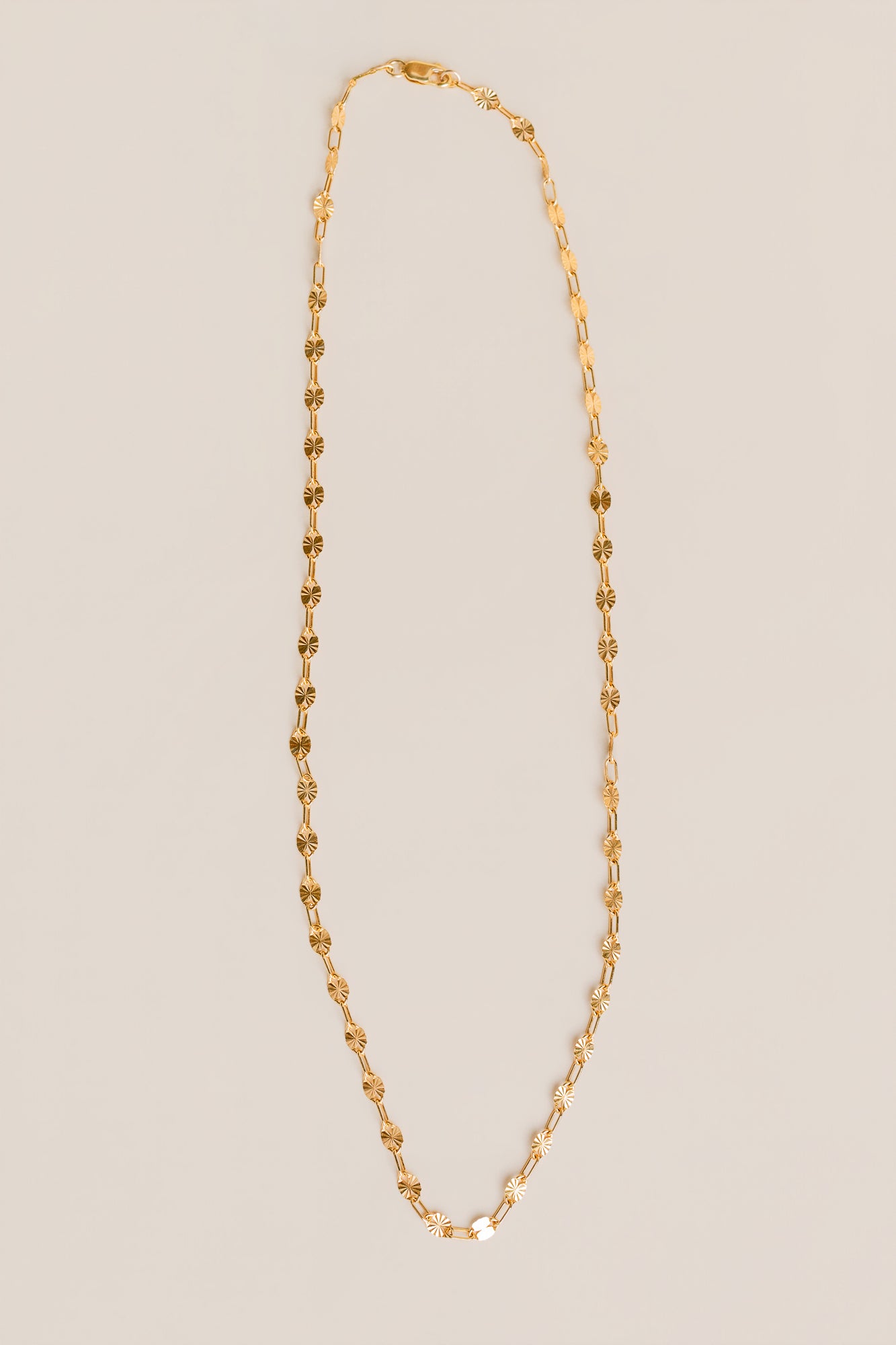 Sadie Jo Jewelry Co. Oval Starburst Chain Necklace