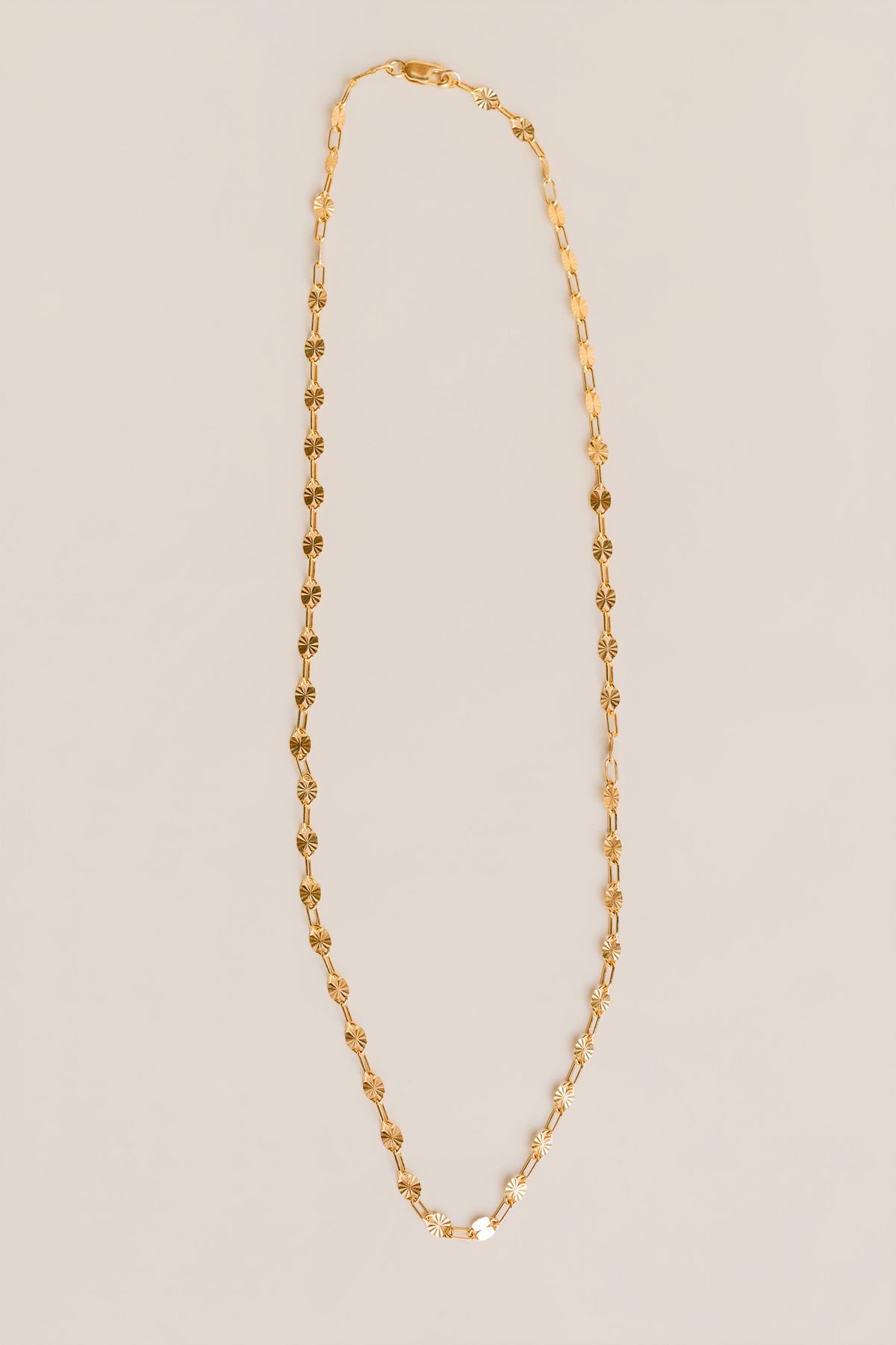 Sadie Jo Jewelry Co. Oval Starburst Chain Necklace