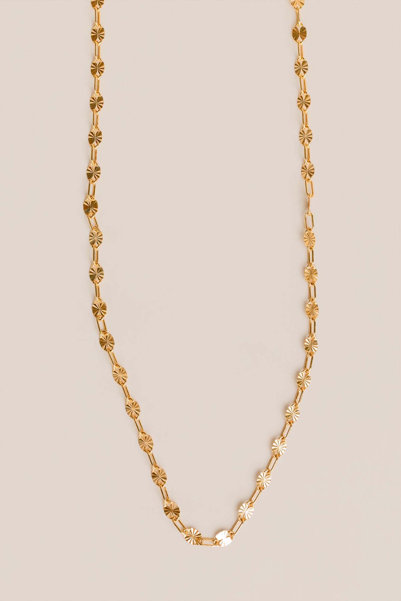 Sadie Jo Jewelry Co. Oval Starburst Chain Necklace