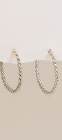 Sadie Jo Jewelry Co. Chunky Rope Hoops