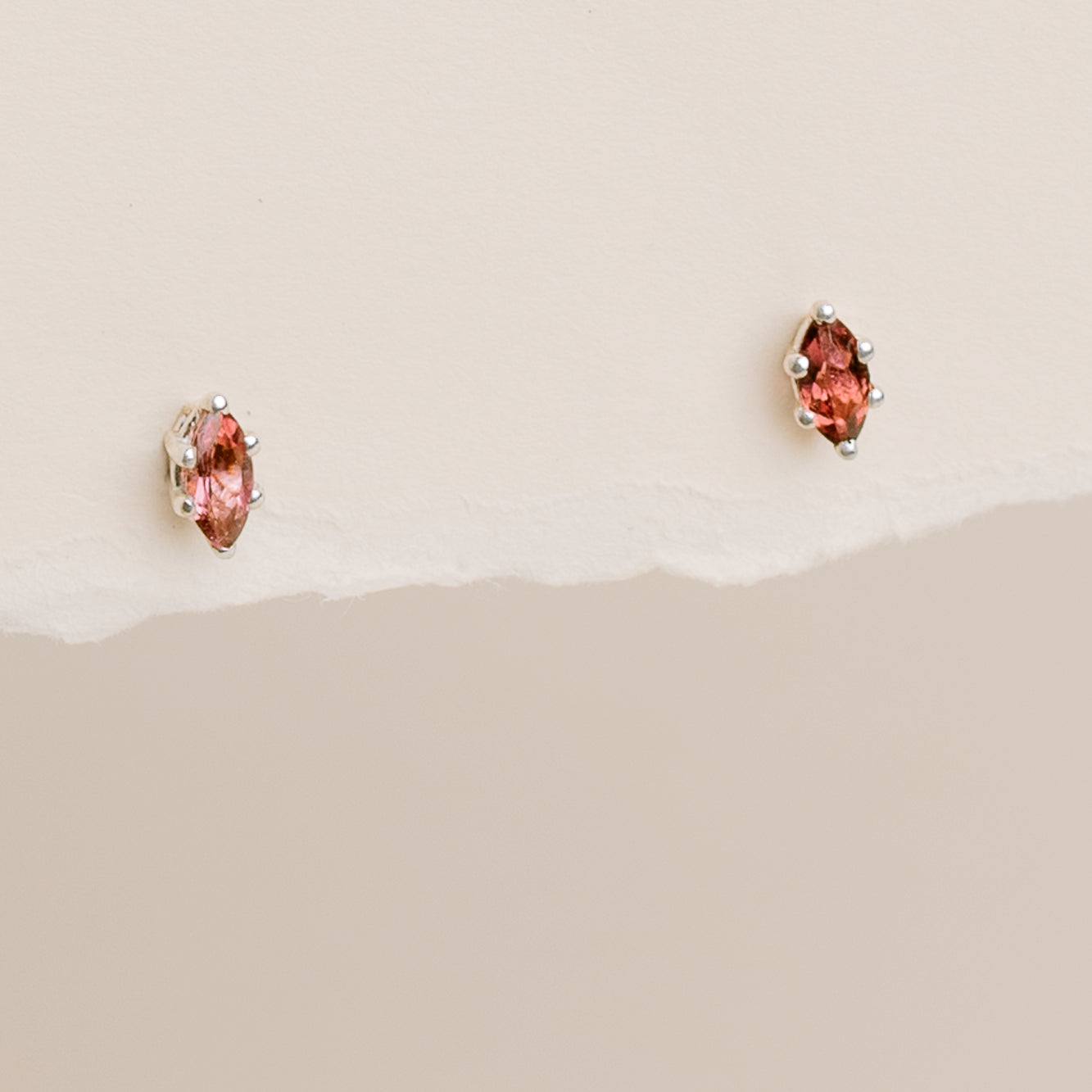 Sadie Jo Jewelry Co. Pink Tourmaline Prong Studs