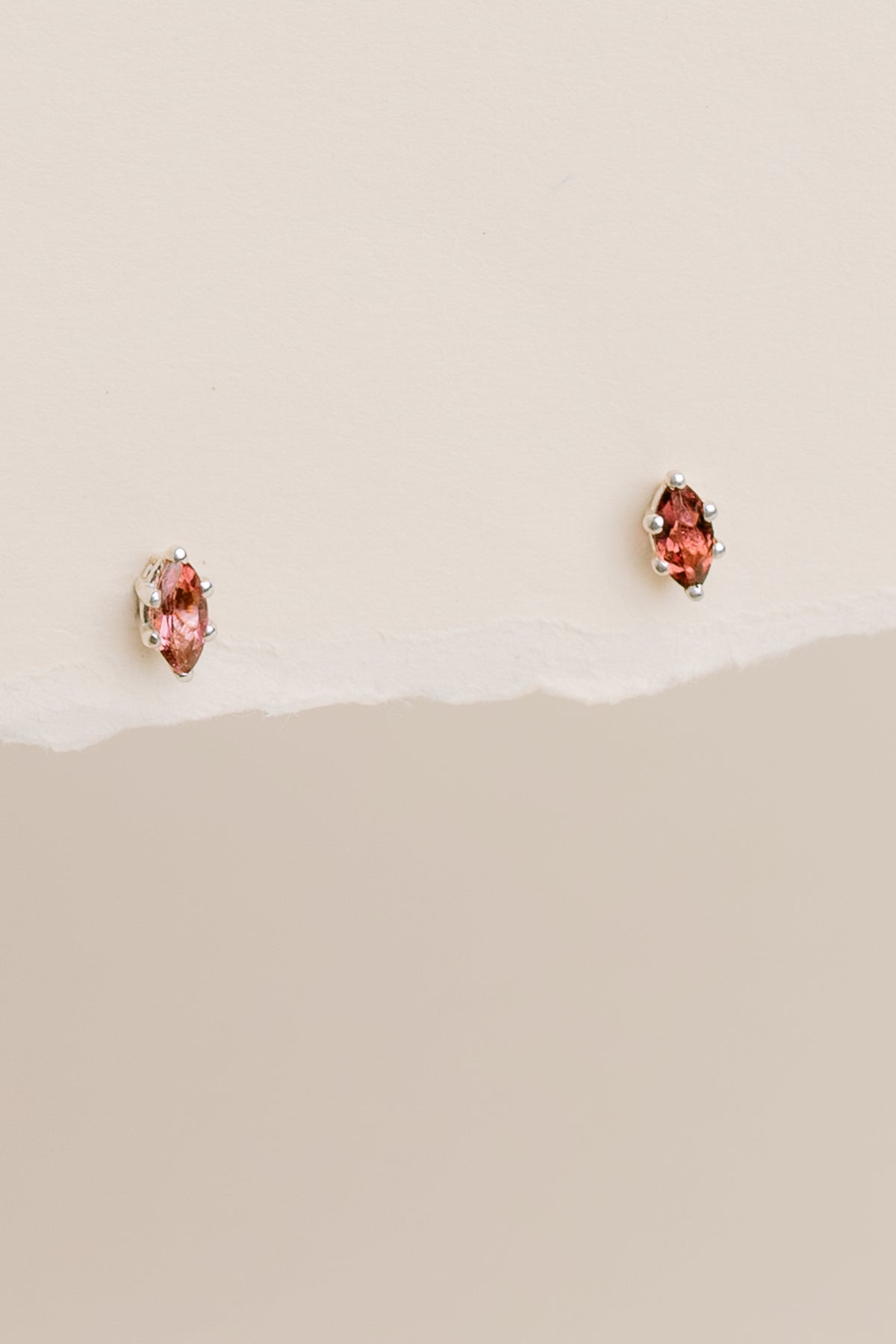 Sadie Jo Jewelry Co. Pink Tourmaline Prong Studs