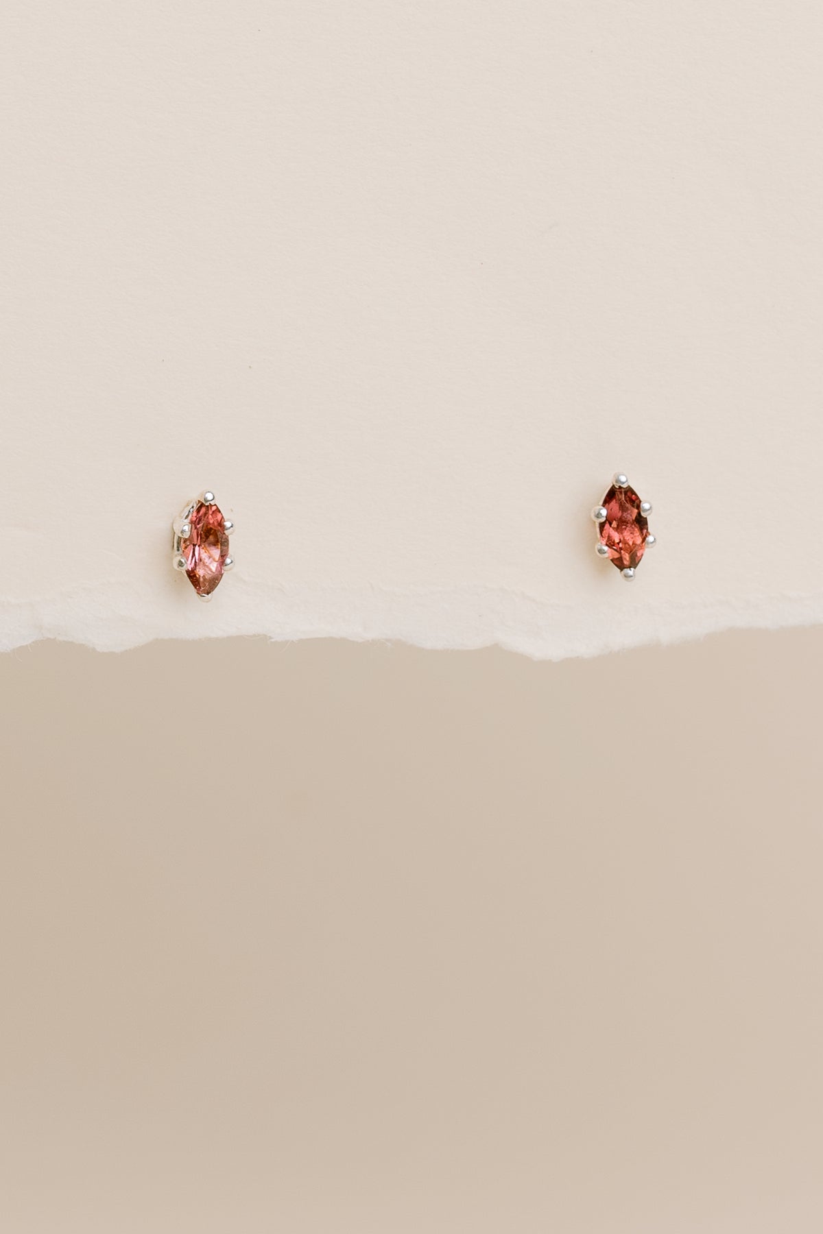 Sadie Jo Jewelry Co. Pink Tourmaline Prong Studs