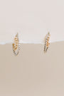 Sadie Jo Jewelry Co. Two Tone Double Hoops