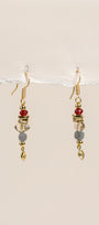 Smoky Quartz & Kyanite Earrings