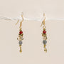 Smoky Quartz & Kyanite Earrings
