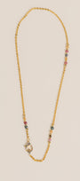 Colorful Bead & Clasp Necklace