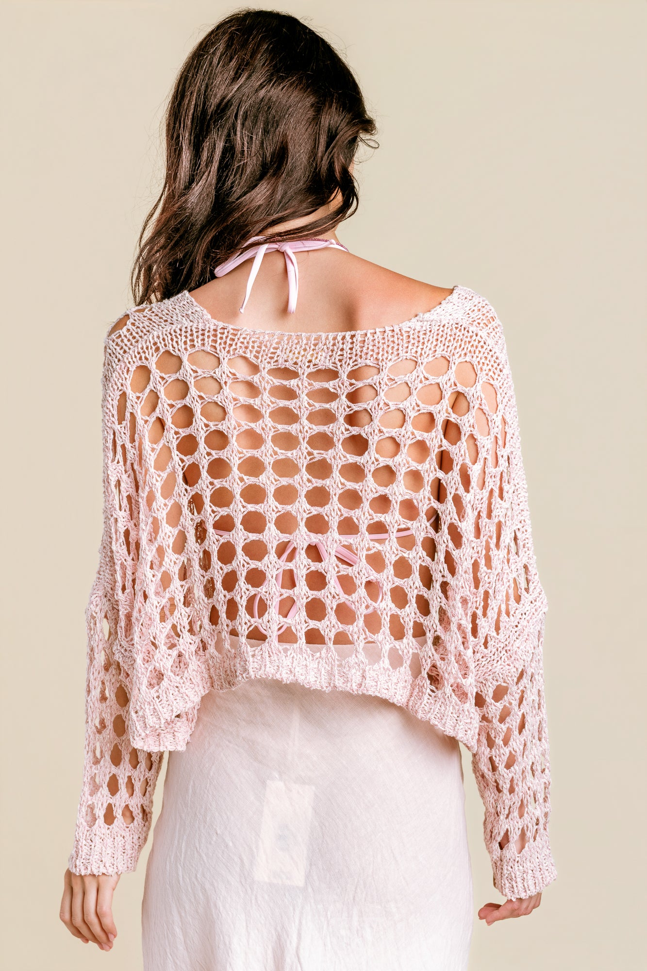 Metallic Crochet Crop Top