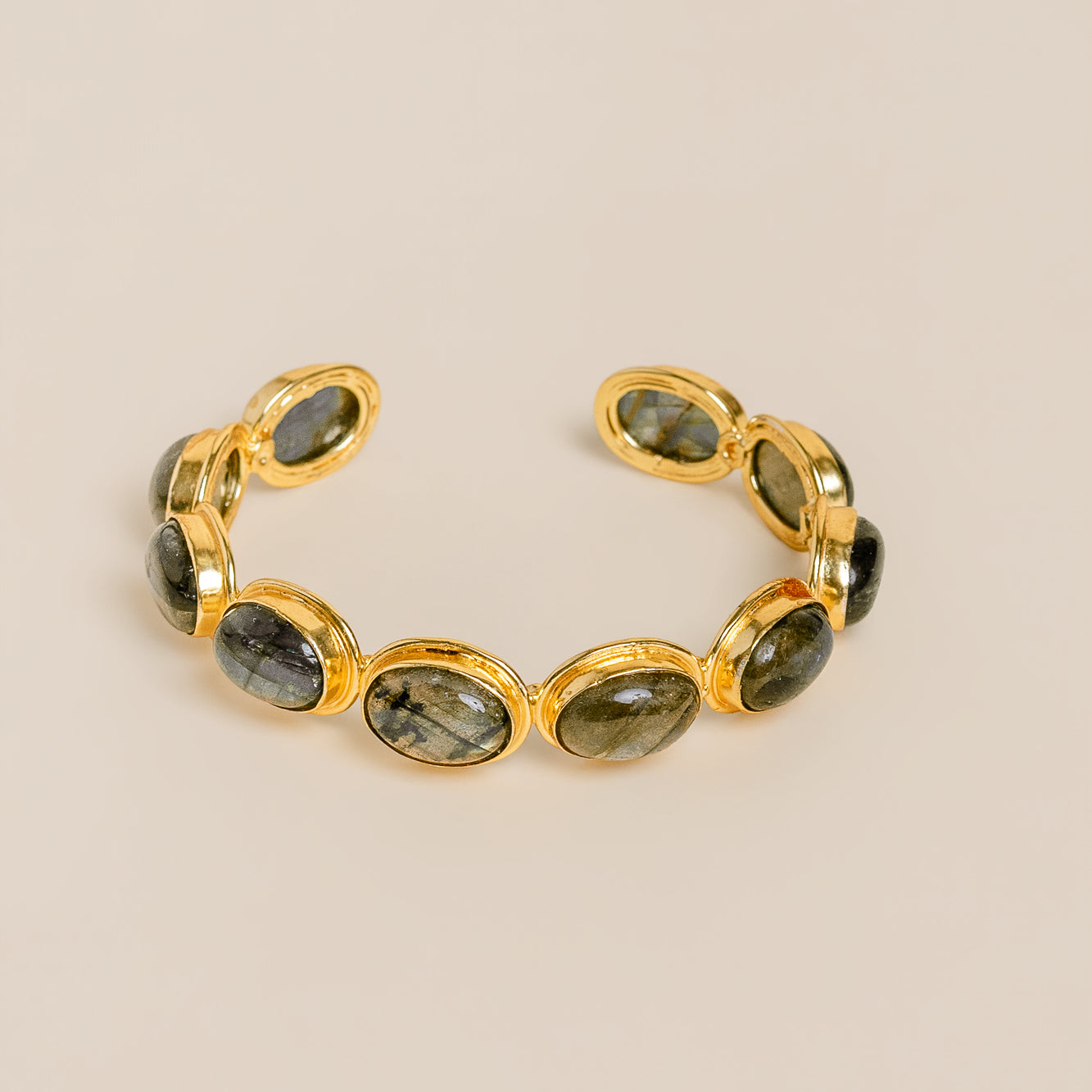 Sherwood Bridge Diamonds Labradorite Cuff Bracelet