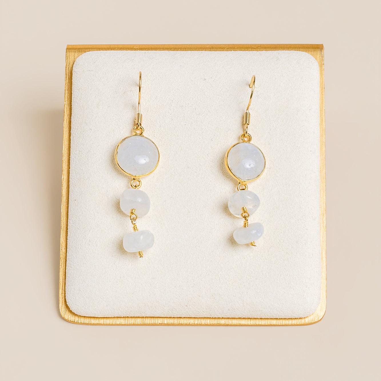 Sherwood Bridge Diamonds Moonstone Earrings