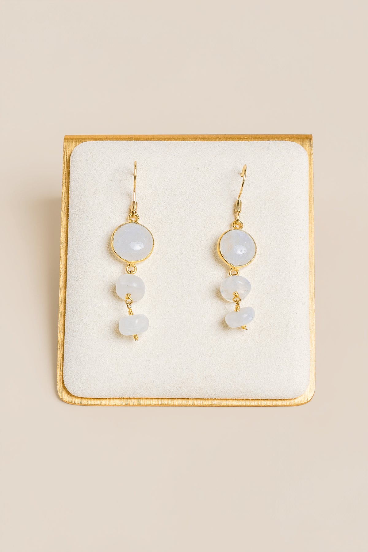 Sherwood Bridge Diamonds Moonstone Earrings