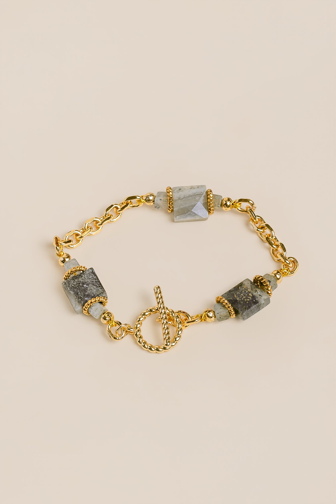 Sherwood Bridge Diamonds Bloodstone Toggle Bracelet