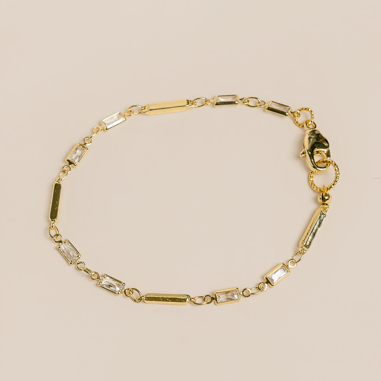 Sherwood Bridge Diamonds Bar & Baguette Bracelet