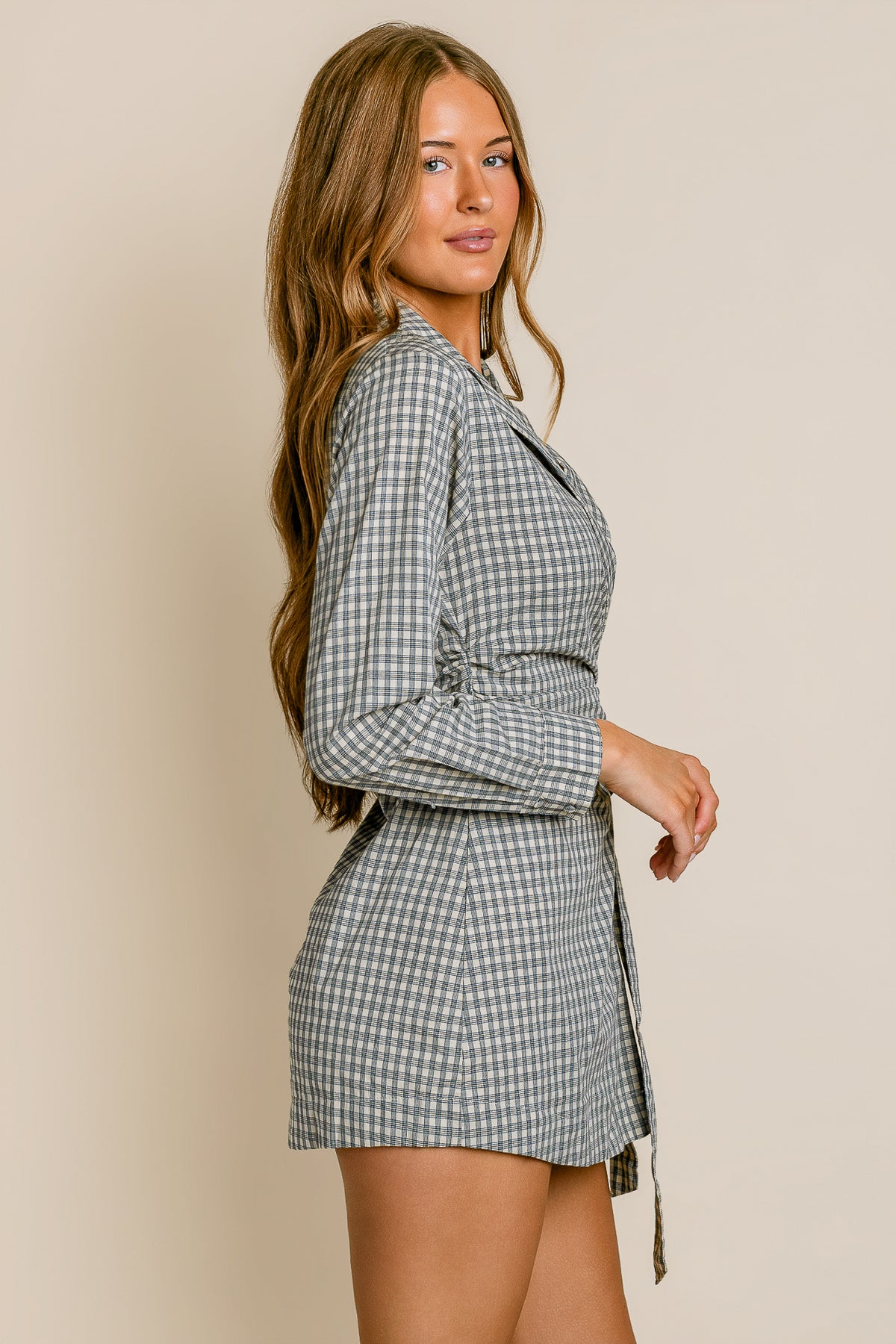 Mila Wrap Mini Shirtdress