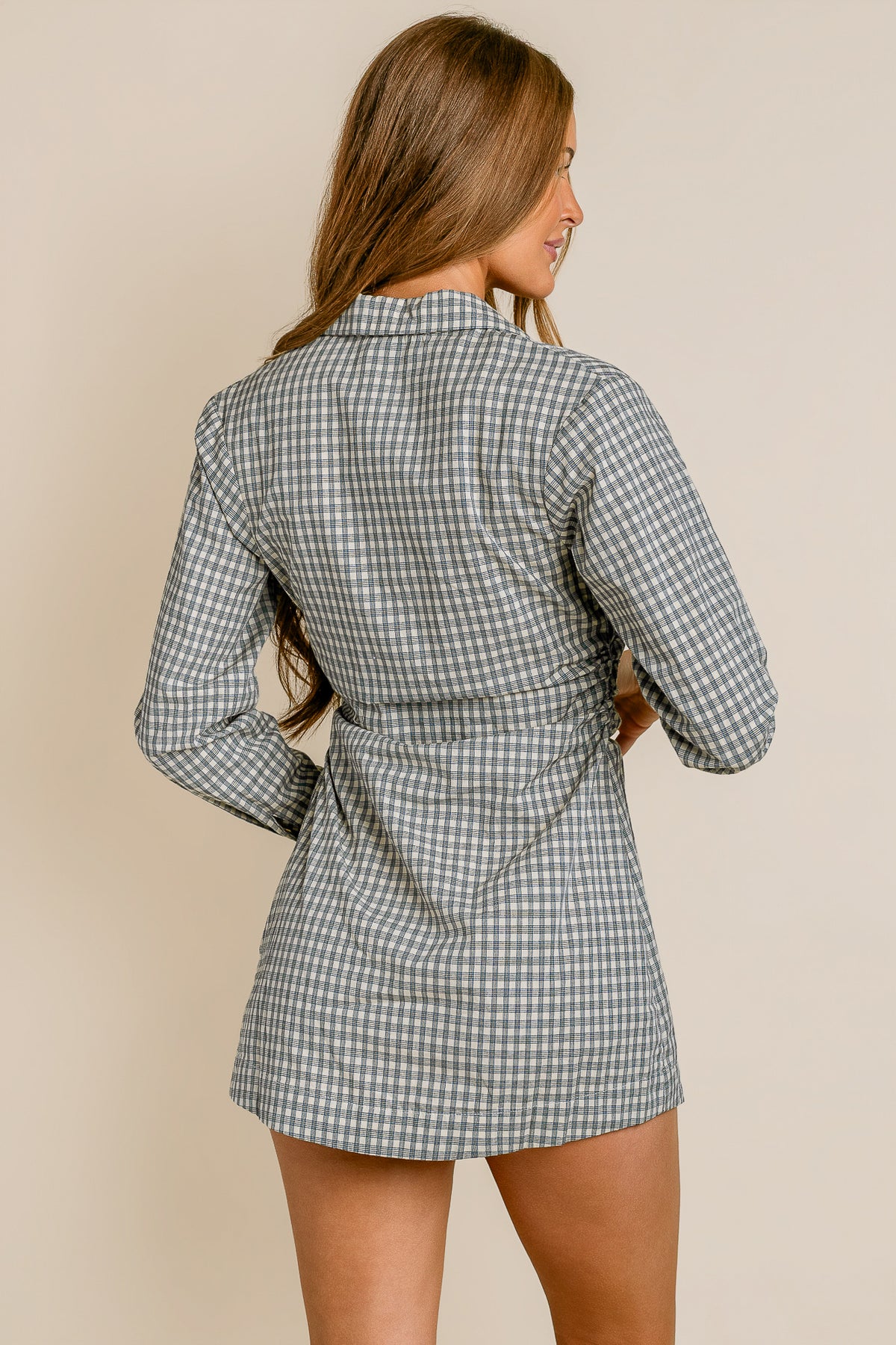 Mila Wrap Mini Shirtdress