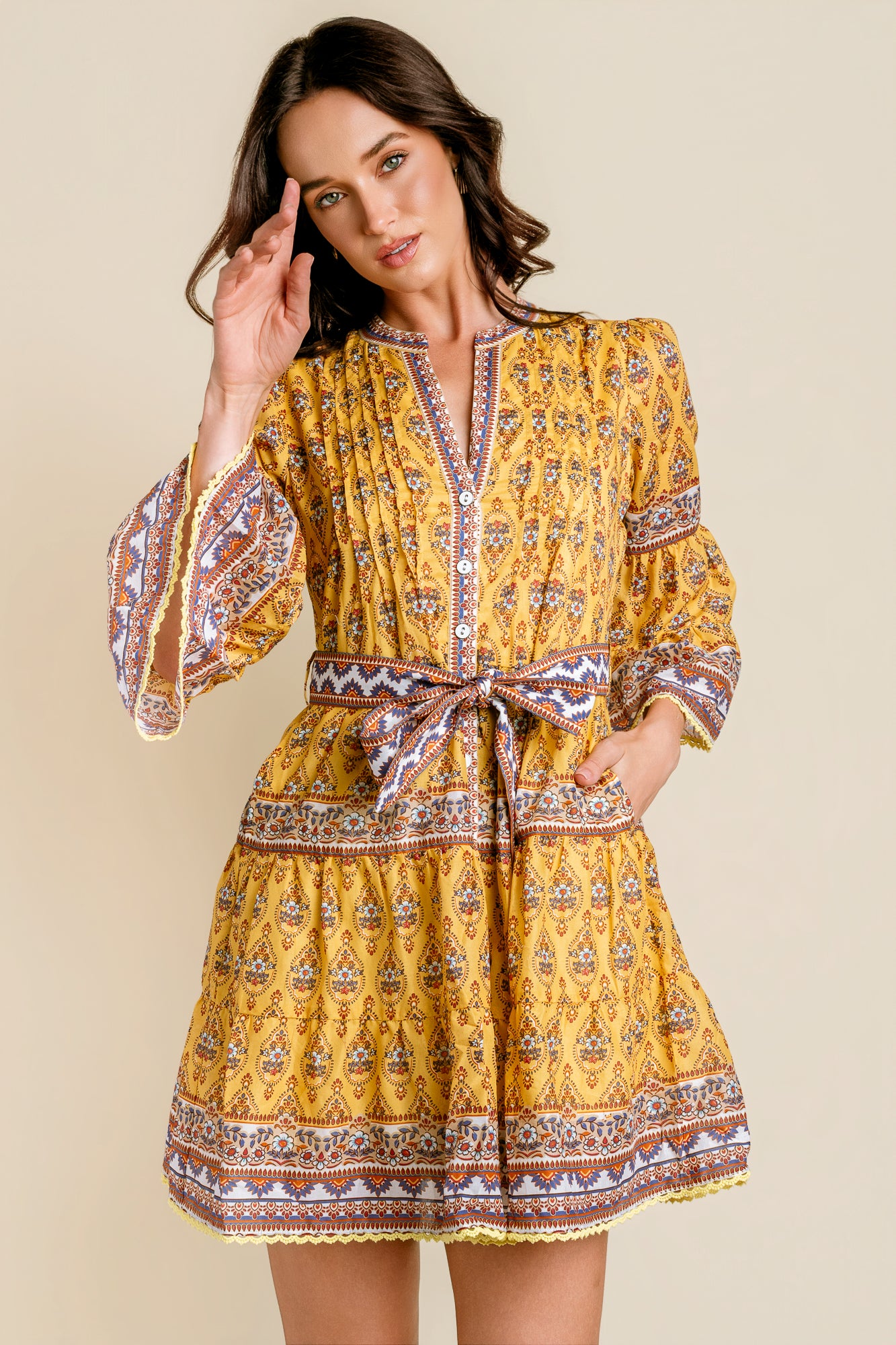 Idalia Pintuck Dress