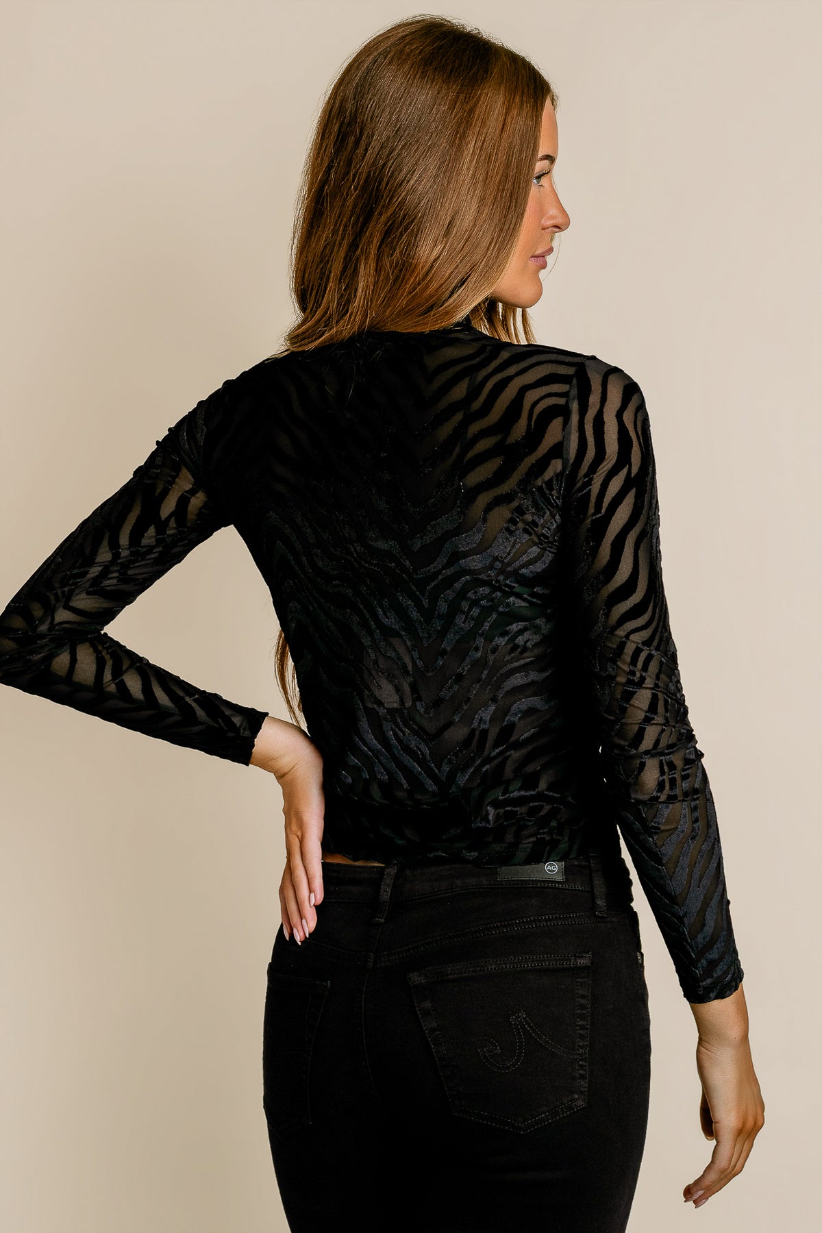 Chels Velvet Turtleneck