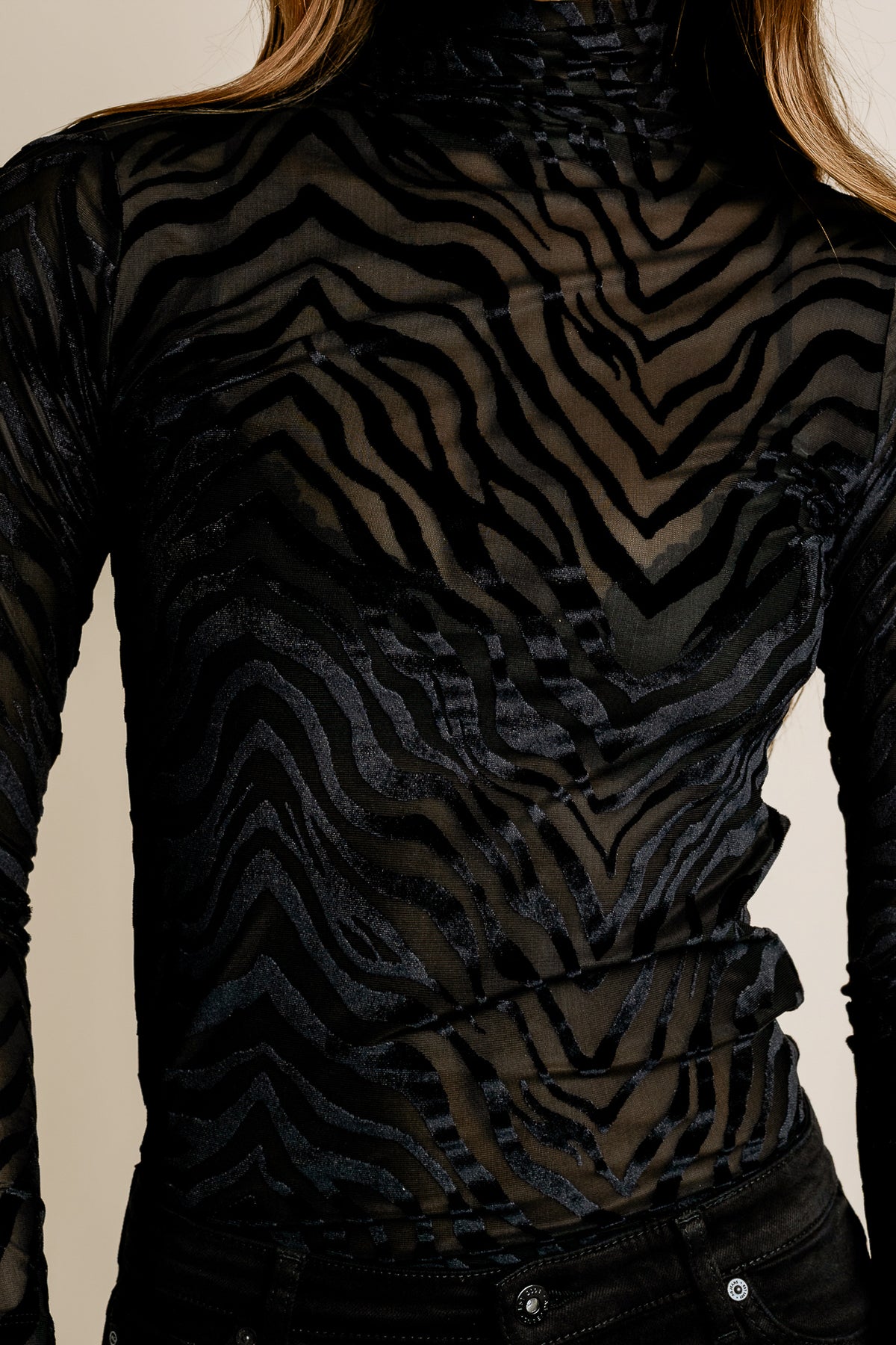 Chels Velvet Turtleneck