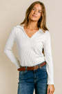 Michael Stars Liyah Collared Neck Top