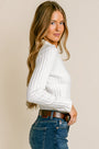 Michael Stars Liyah Collared Neck Top