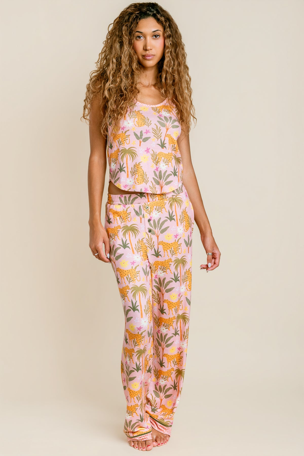 In the Jungle Leopard Safari Tank Top