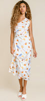 Carmen One Shoulder Midi Dress
