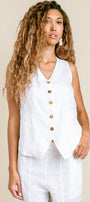 Linen Vest
