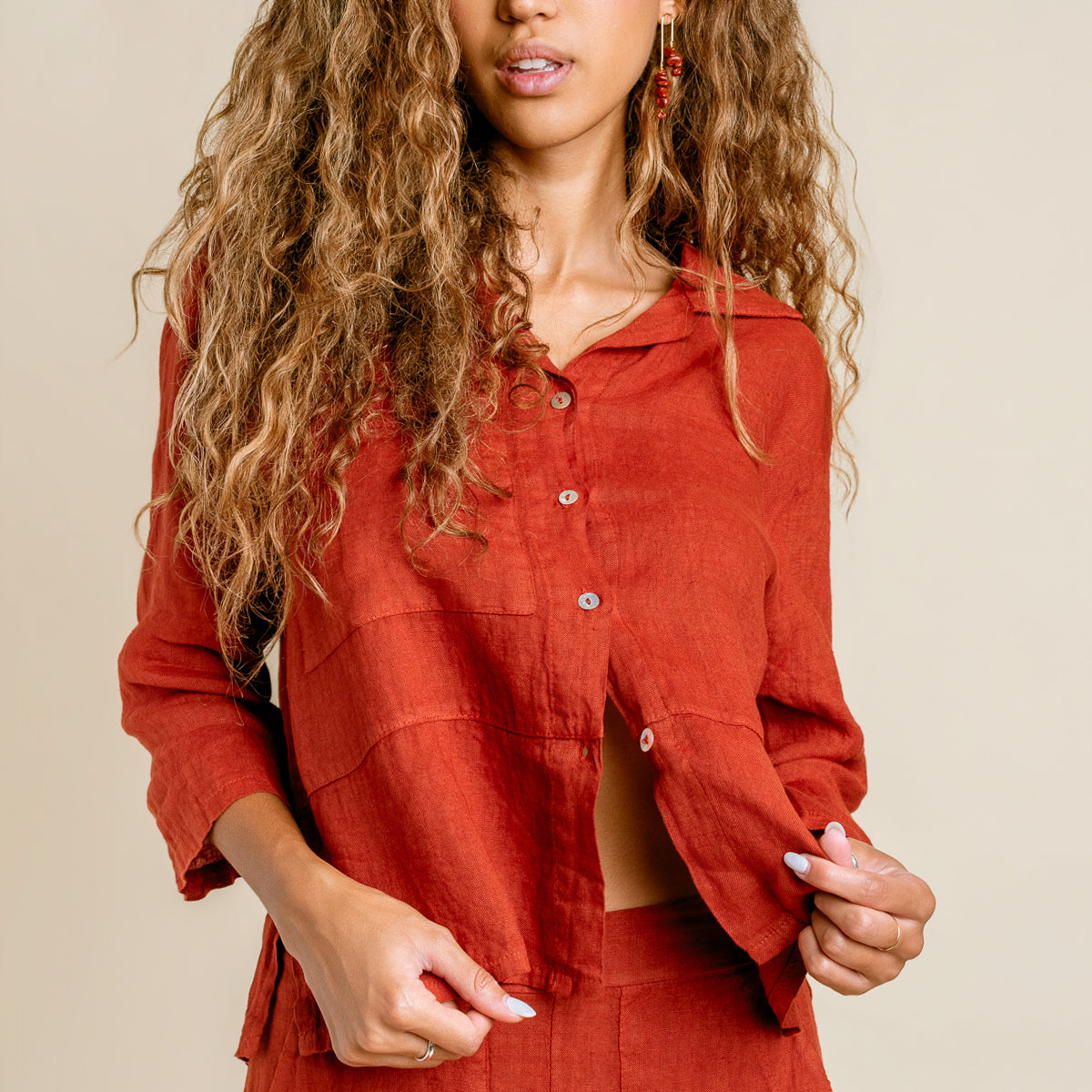 Linen Oversized Shirt