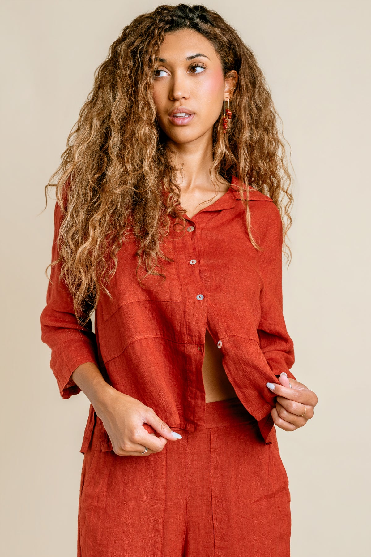Linen Oversized Shirt