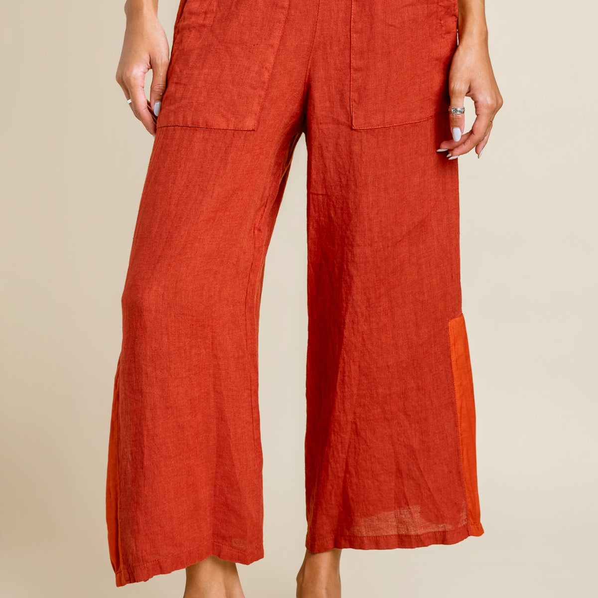 Linen Wide Leg Pant