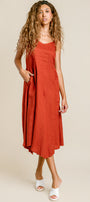 Linen Seam Detail Maxi