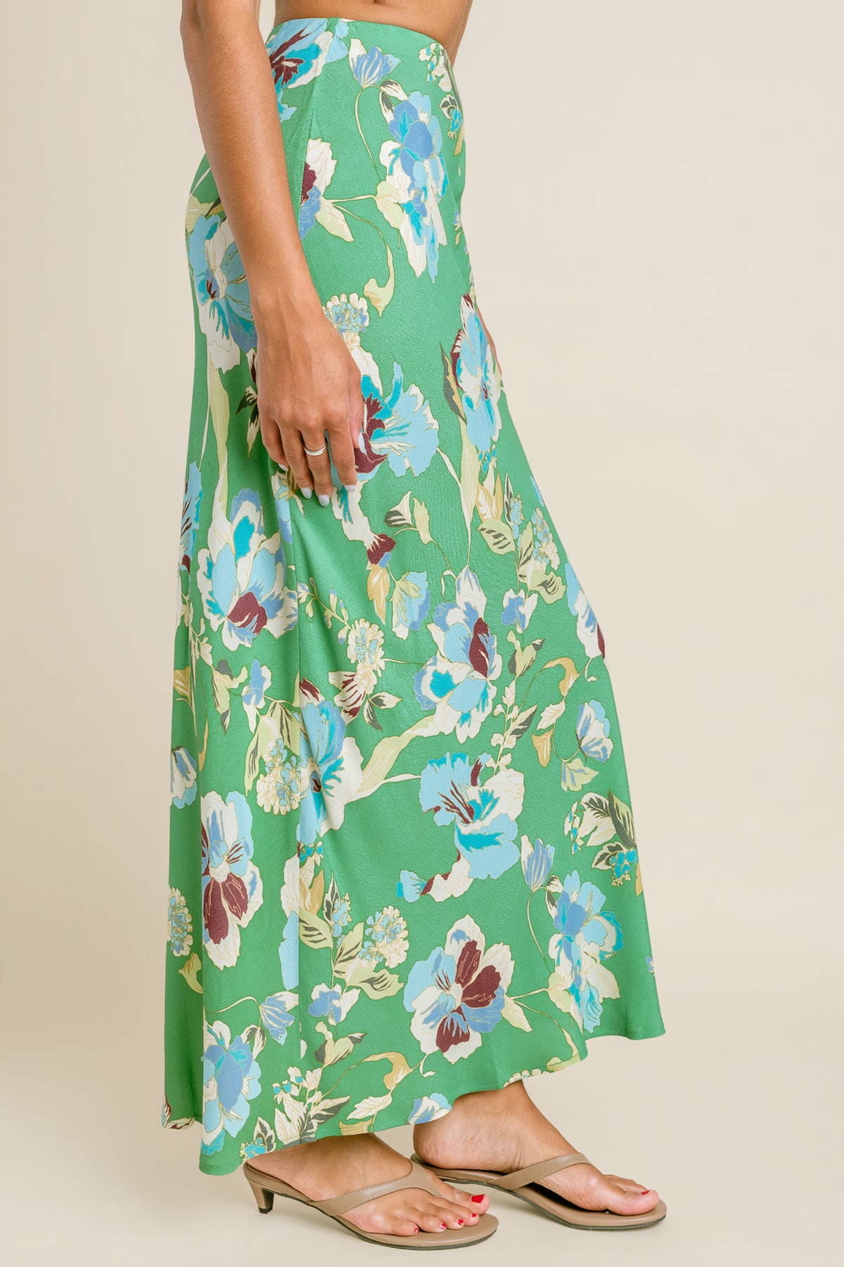 Cyprus Bias Maxi Skirt