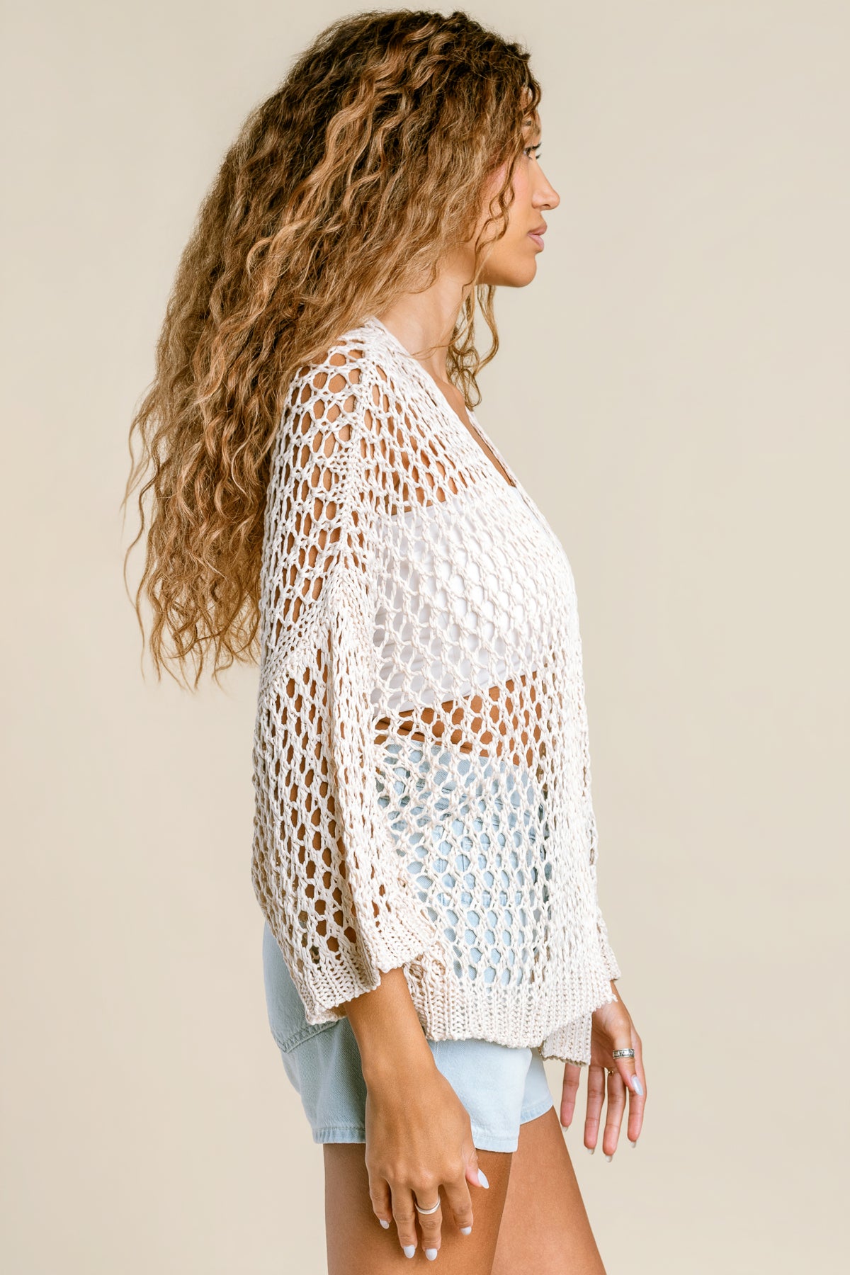 Crochet Knit Cardigan