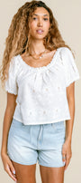 Skylar Eyelet Blouse