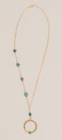 Raw Emerald Necklace