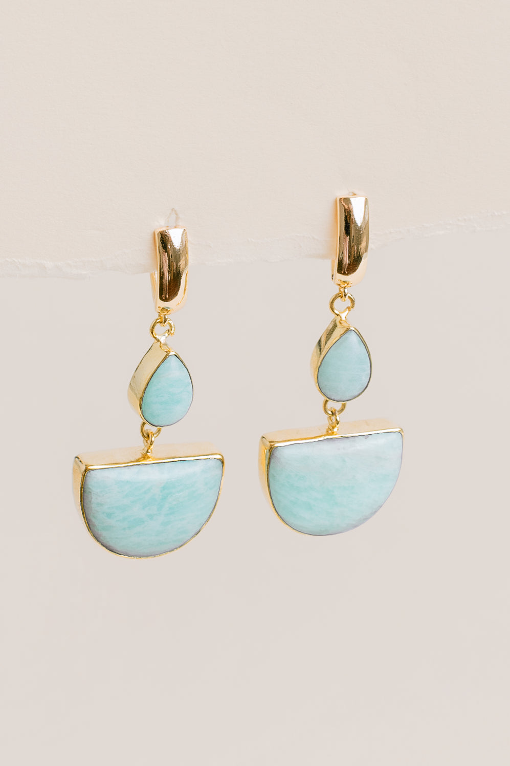 Amazonite Drop Earrings