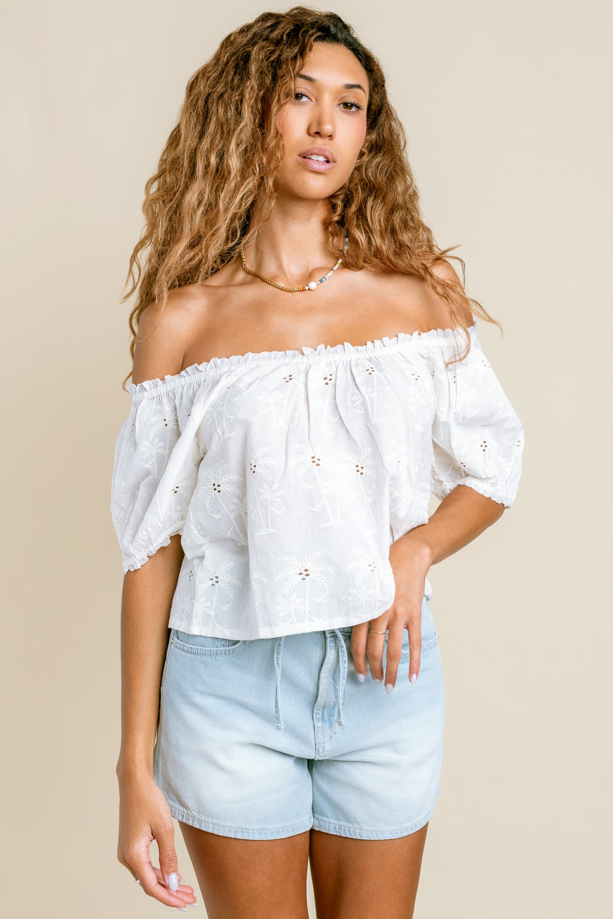 Skylar Eyelet Blouse
