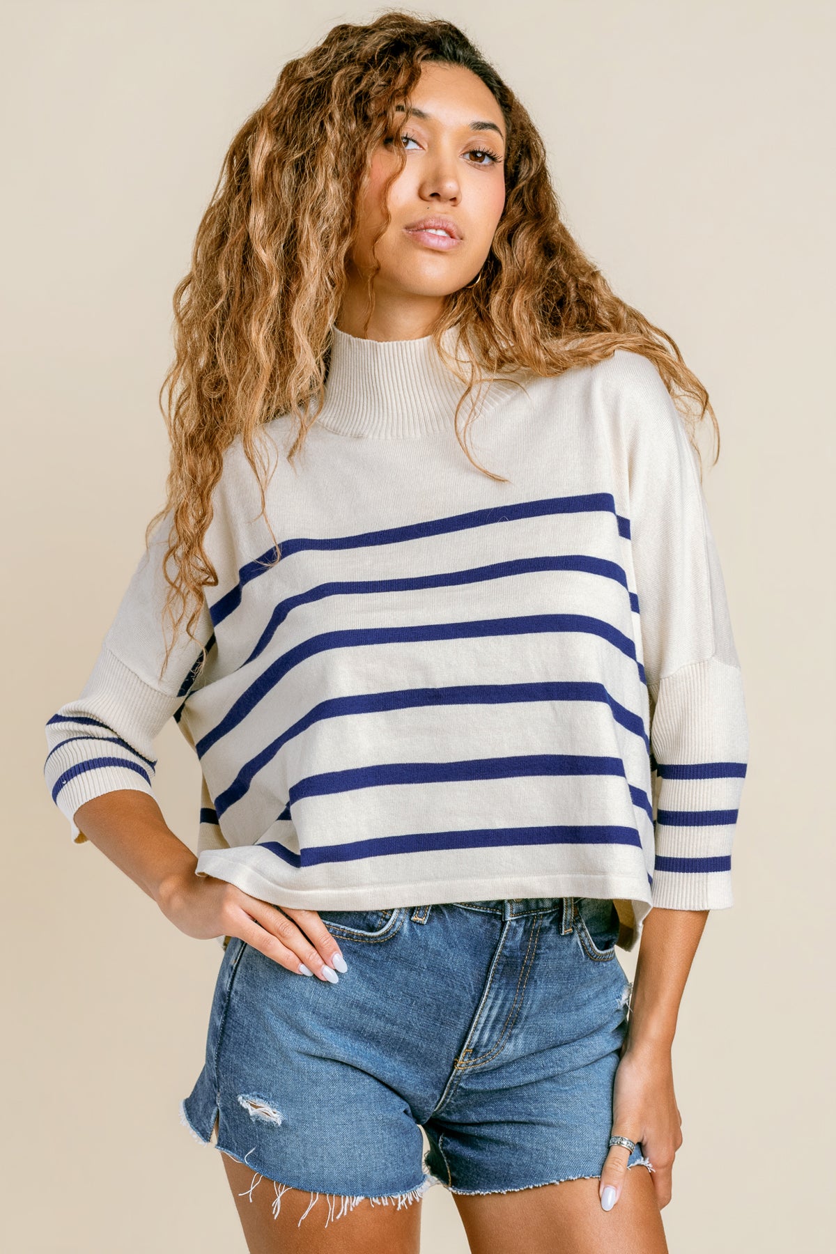 Aja Stripe Top