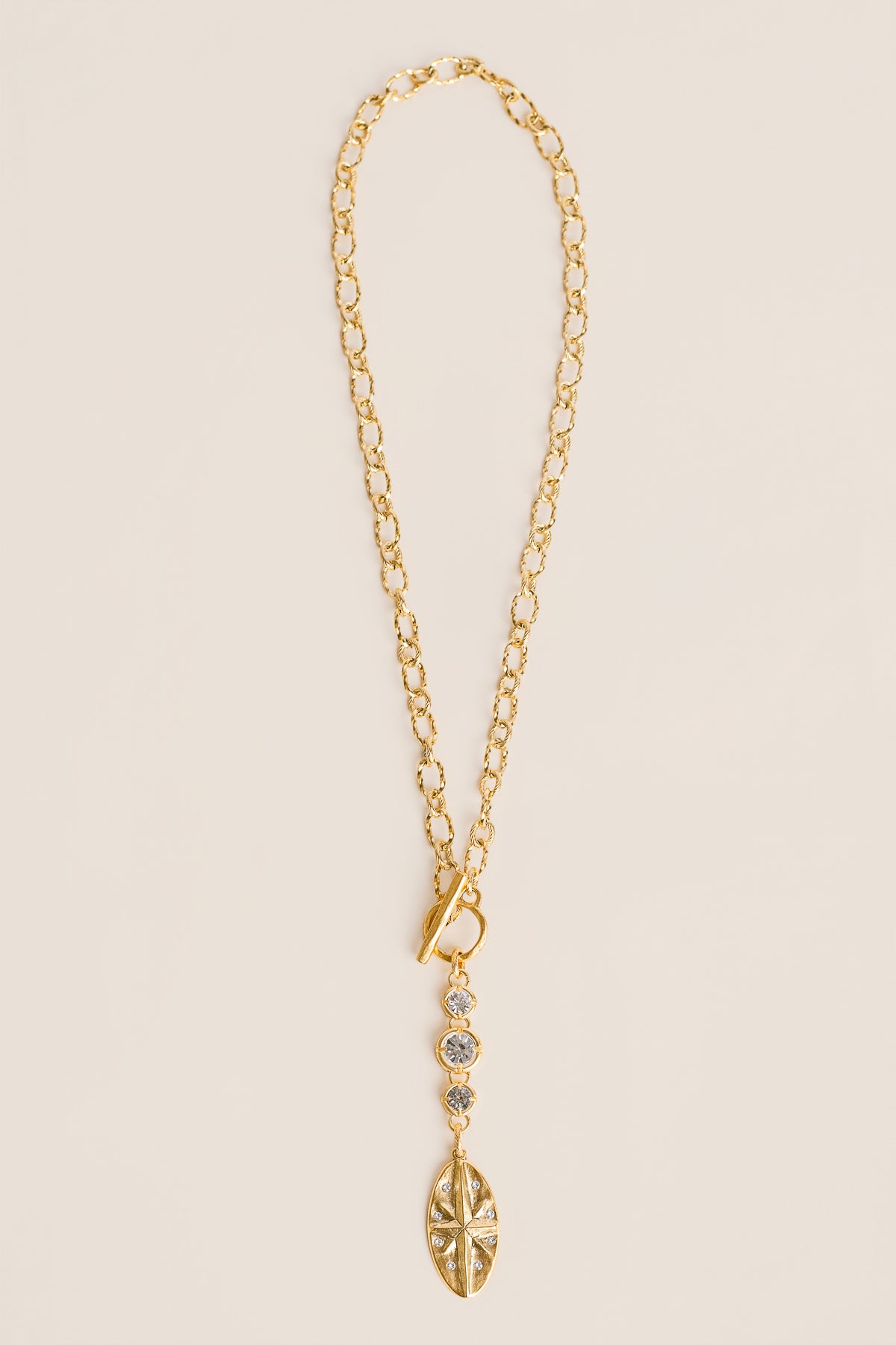 Star Toggle Lariat Necklace