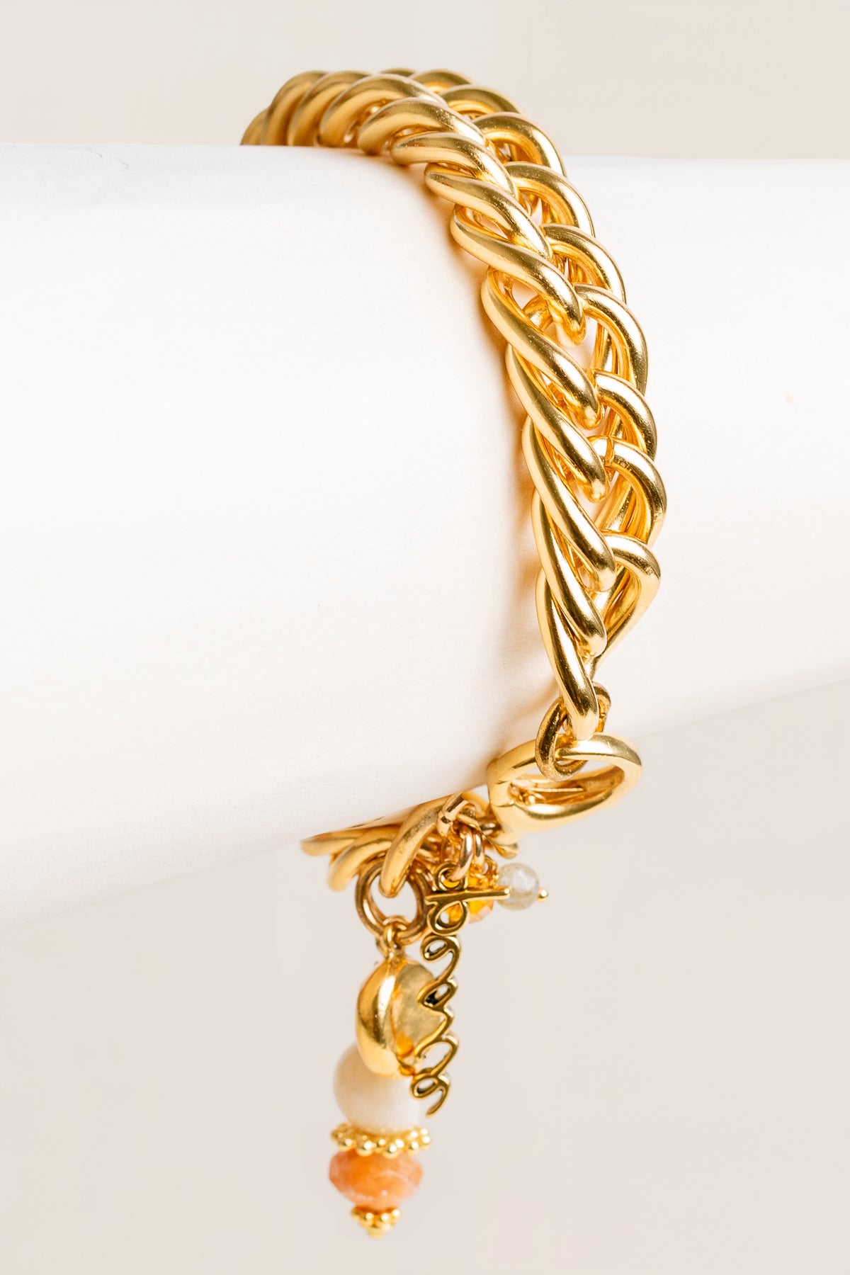 Peace Charm Chain Bracelet