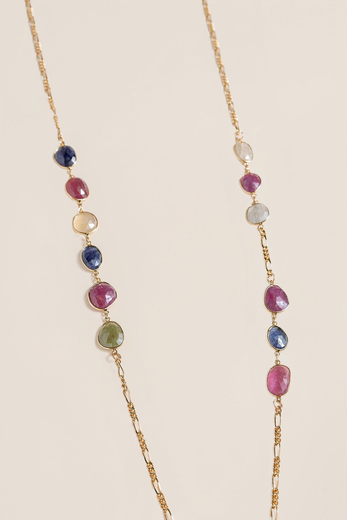 Lisa Marie Jewelry Sapphires Long Necklace