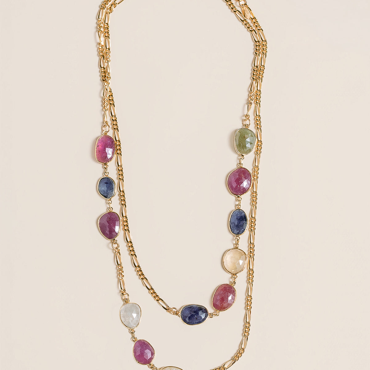 Lisa Marie Jewelry Sapphires Long Necklace