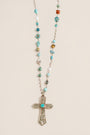 Lisa Marie Jewelry Turquoise, Abalone, MOP, Citrine Long Necklace